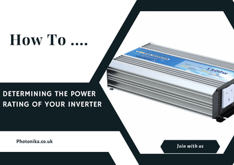 DETERMINING THE POWER RATING OF YOUR INVERTER