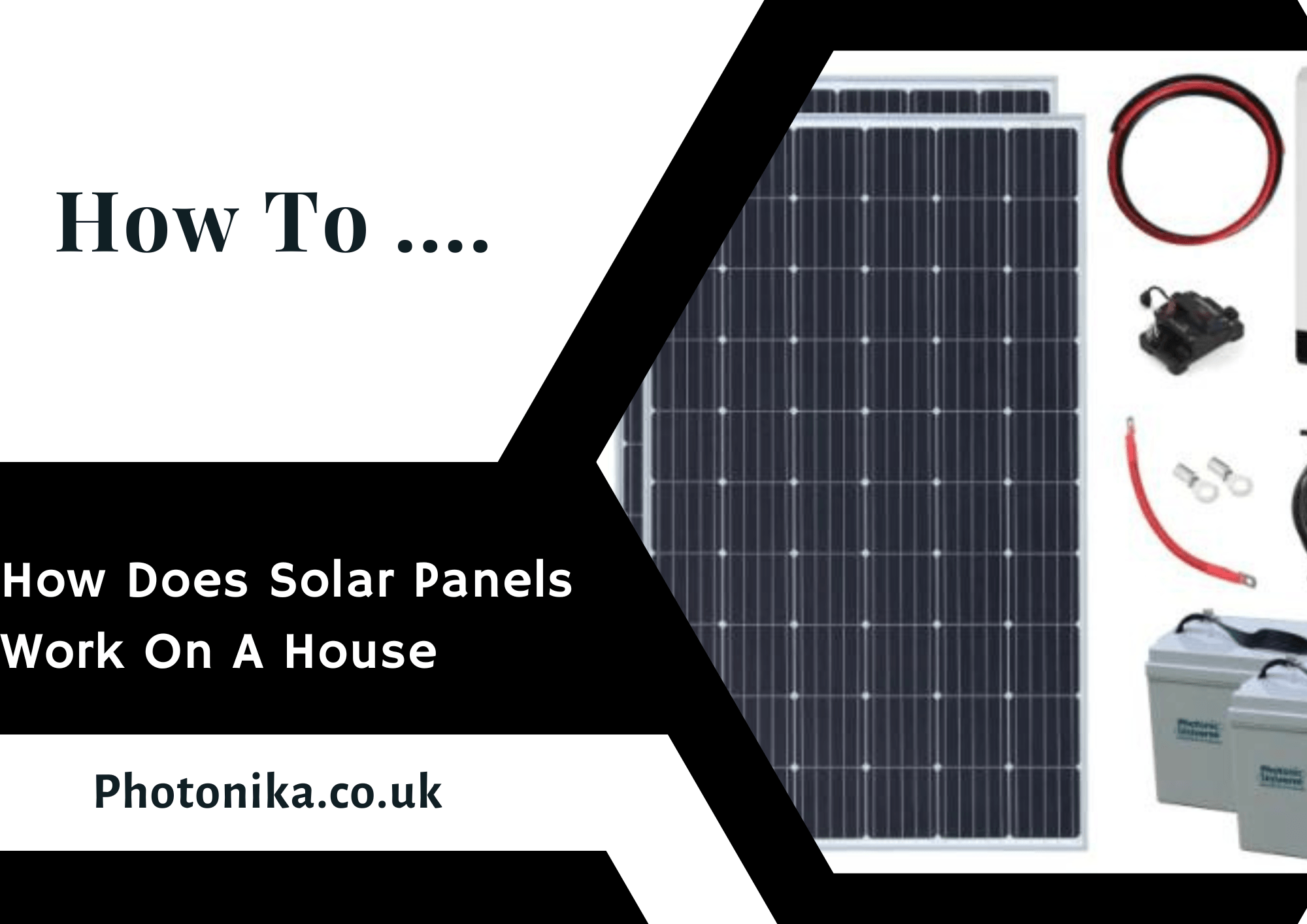 How Does Solar Panels Work On A House