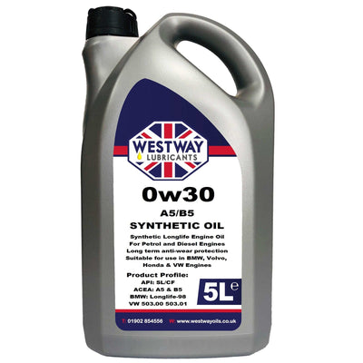 0W30 A5/B5 Fully Synthetic Engine Oil for Honda, Volvo & BMW - 4Boats