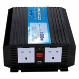 1000W 24V pure sine wave power inverter to convert 24V DC into 230V AC - Solarika.co.uk