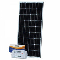 100W 12V solar charging kit with 10A controller and 5m cable - 4Boats