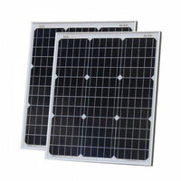 100W (50W+50W) solar panels with 2 x 5m cable - 4Boats