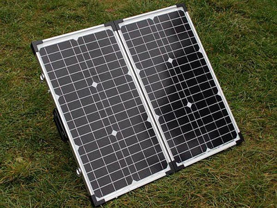 12v Solar Battery Charger – 60w Briefcase - Solarika.co.uk