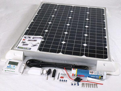 140w 12v MPPT Dual Battery Solar Charger Vehicle Kit - Solarika.co.uk