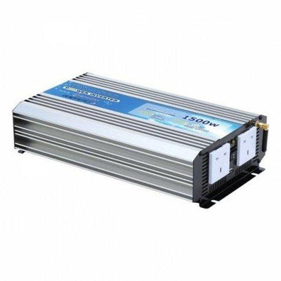 1500W 12V pure sine wave power inverter with On/Off remote control - 4Boats