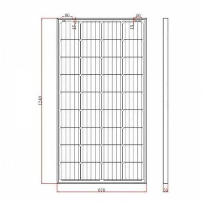 150W 12V solar charging kit with 10A controller and 5m cable - 4Boats