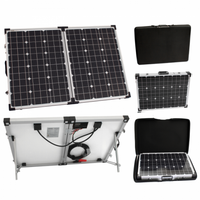 120W 12V folding solar charging kit for camper, caravan, boat or any other 12V system