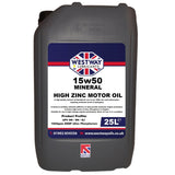 15w50 Mineral Classic Oil High Zinc / ZDDP - 4Boats