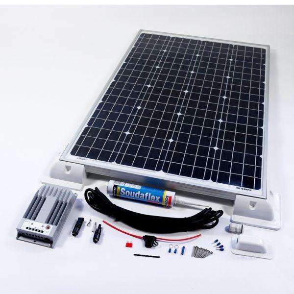 160w 12v MPPT Dual Battery Solar Charger Vehicle Kit - Solarika.co.uk