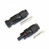 2 Pairs of MC4 compatible connectors for 10mm2 cable, suitable for solar panels, extension leads or photovoltaic systems - 4Boats