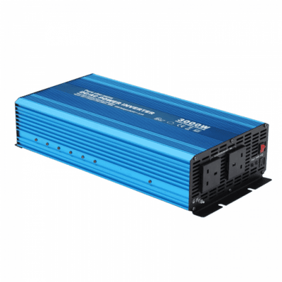 3000W 12V pure sine wave power inverter 230V AC output, with remote on/off switch - 4Boats