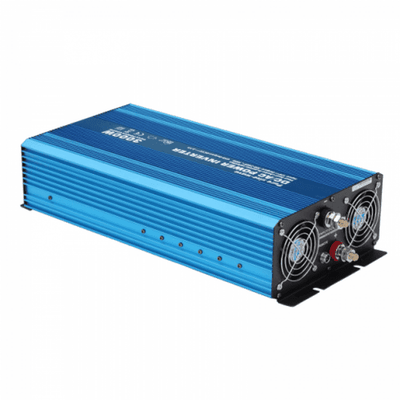 3000W 12V pure sine wave power inverter 230V AC output, with remote on/off switch - 4Boats