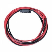 3m 16mm2 single core red and black extension cable with a fuse holder, 60A fuse and ring terminals (8mm) - 4Boats