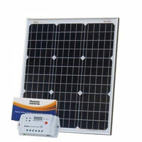 50W 12V solar charging kit with 10A controller and 5m cable - 4Boats