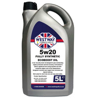 5W20 EcoBoost Synthetic Engine Oil Meets Ford WSS-M2C948-B Specification - 4Boats