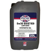 5w30 Euro 6 Low SAPS Fully Synthetic Engine Oil - 4Boats