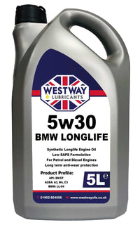 5w30 Fully Synthetic BMW LL-04 C3 Low SAPS Engine Oil - 4Boats