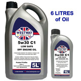 5w30 Fully Synthetic C1 WSS-M2C934-B STJLR.03.5005 Low SAPS Engine Oil - 4Boats