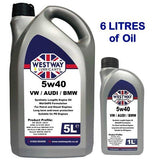 5w40 C3 Engine Oil Fully Synthetic - BMW VW SKODA AUDI RENAULT 505.01 - 4Boats