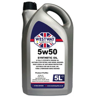 5w50 Synthetic Motor Oil - 4Boats