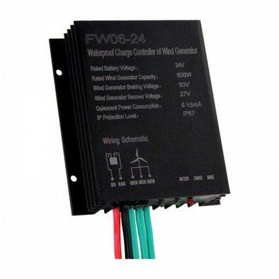 600W 24V Waterproof wind charge controller / regulator for 24V wind turbines up to 600W - 4Boats