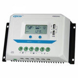 60A 12/24V solar charge controller / regulator with LCD display and powerful dual USB output (2.4A) - 4Boats