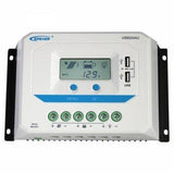 60A 12/24V solar charge controller / regulator with LCD display and powerful dual USB output (2.4A) - 4Boats