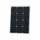 60W 12V dual battery solar kit for camper / boat with controller and cable - 4Boats