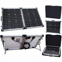 80W 12V folding solar charging kit for motorhome, caravan, boat or any other 12V system - 4Boats