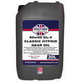 80w90 Gear Oil Mineral GL-4 Yellow Metal Safe - 4Boats