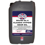 80w90 Gear Oil Mineral GL-4 Yellow Metal Safe - 4Boats