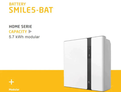 Alpha Smile 5 5.7kWh Parallel Connection Expansion Battery IP65 96% D.O.D charge from Economy 7 or Octopus Go - Solarika.co.uk