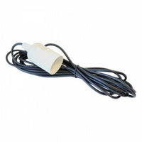 E27 12V Light bulb holder with a 5m 0.5mm cable with a bare end - 4Boats