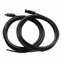 Pair of 5m single core extension cable leads 2.5mm for solar panels and solar charging kits - 4Boats