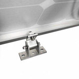 Pair of adjustable metal brackets for tilting a solar panel (variable length 390-670mm) - 4Boats