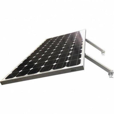 Pair of adjustable metal brackets for tilting a solar panel (variable length 390-670mm) - 4Boats