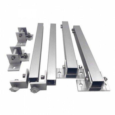 Pair of adjustable metal brackets for tilting a solar panel (variable length 390-670mm) - 4Boats