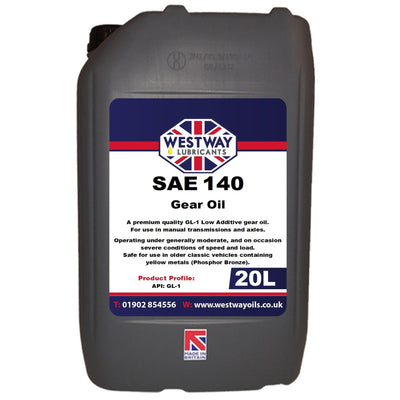 SAE 140 Mineral Classic Gear Oil GL-1 Classic - 4Boats