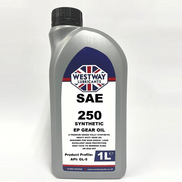 SAE 250 Synthetic Gear Oil High Shock - 4Boats