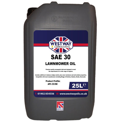 SAE 30 Lawnmower Oil Mineral Based - 4Boats