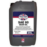 SAE 80 Gear Oil GL-1 Straight Non Detergent - Yellow Metal Safe - 4Boats