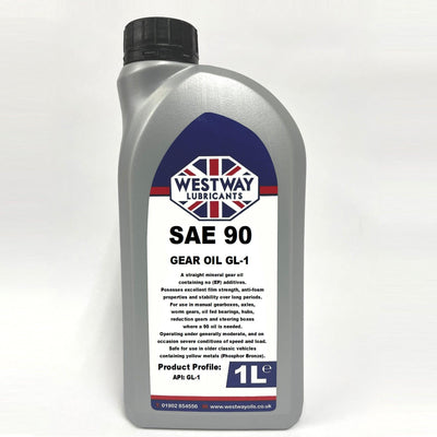 SAE 90 Gear Oil GL-1 Straight Non Detergent - Yellow Metal Safe - 4Boats