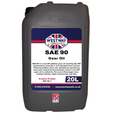 SAE 90 Gear Oil GL-1 Straight Non Detergent - Yellow Metal Safe - 4Boats