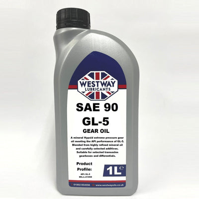 SAE 90 Hypoid Gear Oil GL-5 Mineral Oil - 4Boats