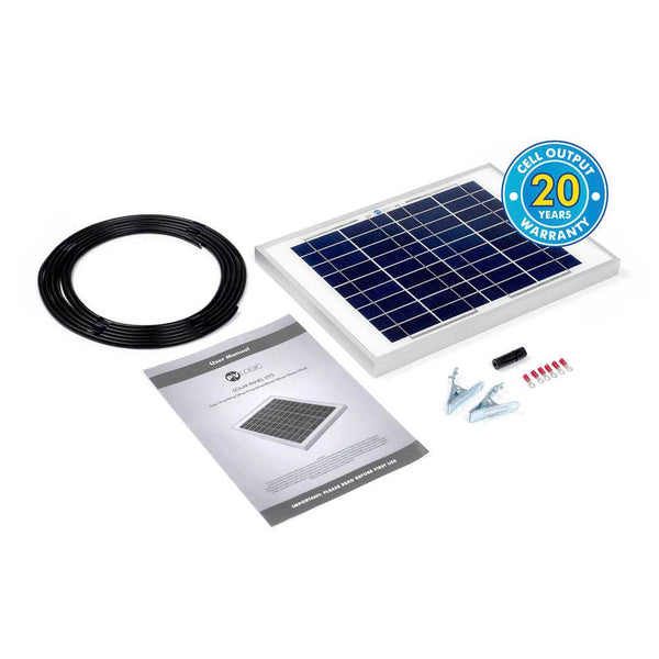 Solar Technology 10W Rigid Solar Panel Kit - Solarika.co.uk