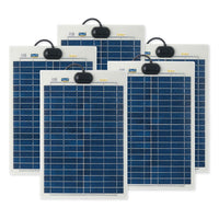 Solar Technology 20W Flexi Solar Panel Kit Bulk Pack (5 Panels) - Solarika.co.uk