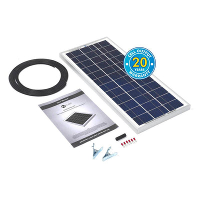 Solar Technology 20W Rigid Solar Panel Kit - Solarika.co.uk