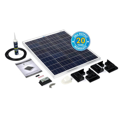 Solar Technology 60W Rigid Solar Panel & Corner Mounts Kit - Solarika.co.uk