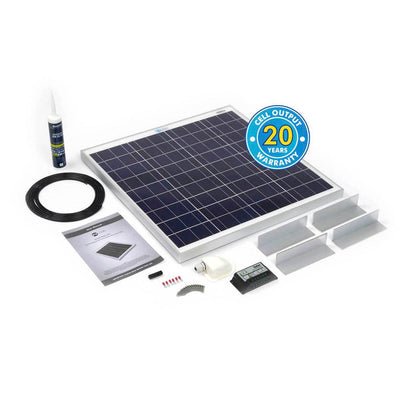 Solar Technology 60W Rigid Solar Panel & Universal Fitting Kit - Solarika.co.uk