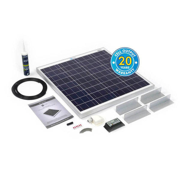 Solar Technology 60W Rigid Solar Panel & Universal Fitting Kit - Solarika.co.uk